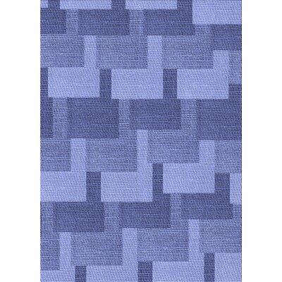 Jaliyah Geometric Wool Blue Area Rug East Urban Home Rug Size: Rectangle 8' x 10'