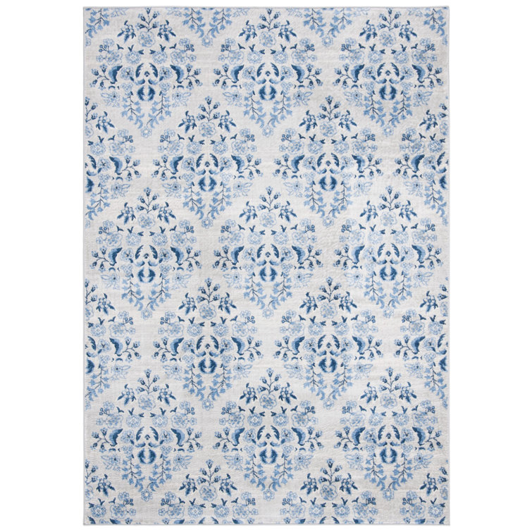 Lamartine Cream/Blue Area Rug