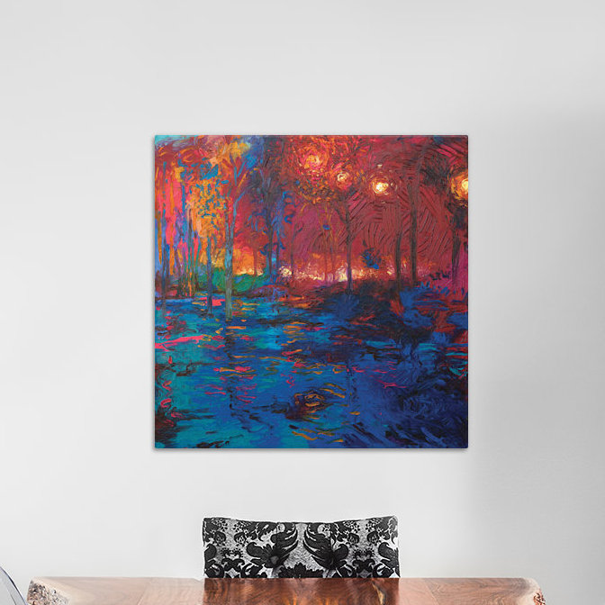 East Urban Home Iris Scott Kolkata Triptych Panel Iii Painting Print On Wrapped Canvas Wayfair