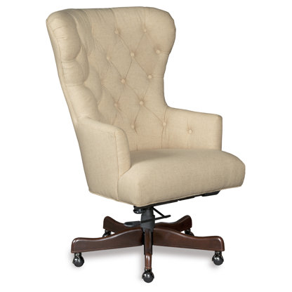 high back tufted desk chair