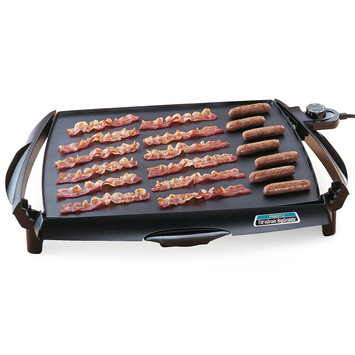Presto Tilt'nDrain BigGriddle® cool touch electric griddle 07046