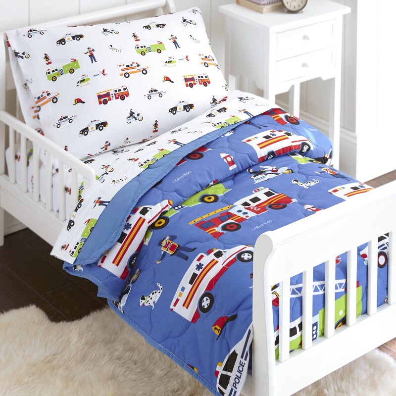 Wildkin Heroes 4 Piece Toddler Bedding Set Reviews Wayfair