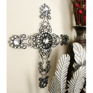 Decorative Metal Wall Crosses Wayfair Metal Cross Wall Décor