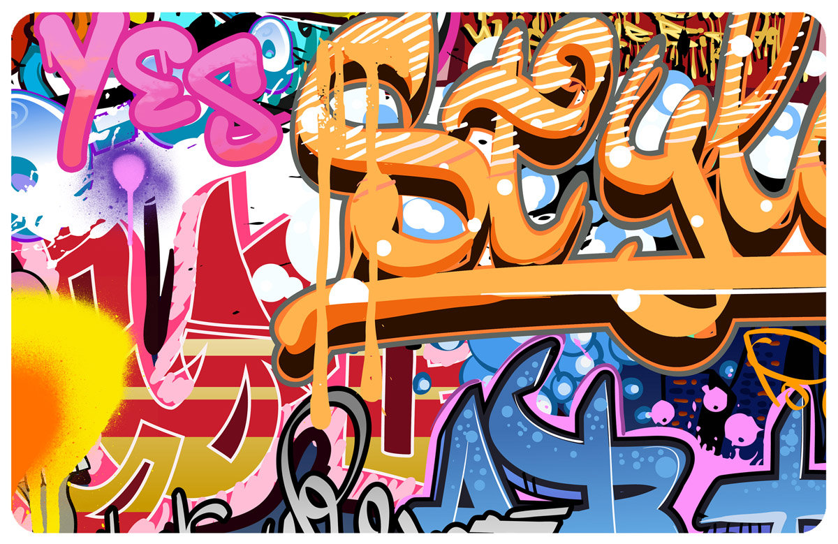 Ebern Designs Yosemite Graffiti Fun Non Slip Indoor Only Door Mat Wayfair