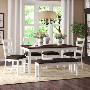 evelin solid wood dining set