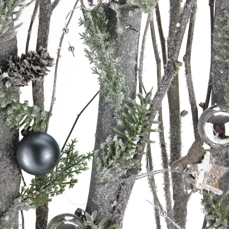 Union Rustic Decorated Standing Wood Birch Branches Wall Decor