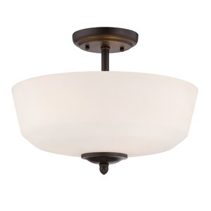 Lennox 3-Light Semi-Flush Mount