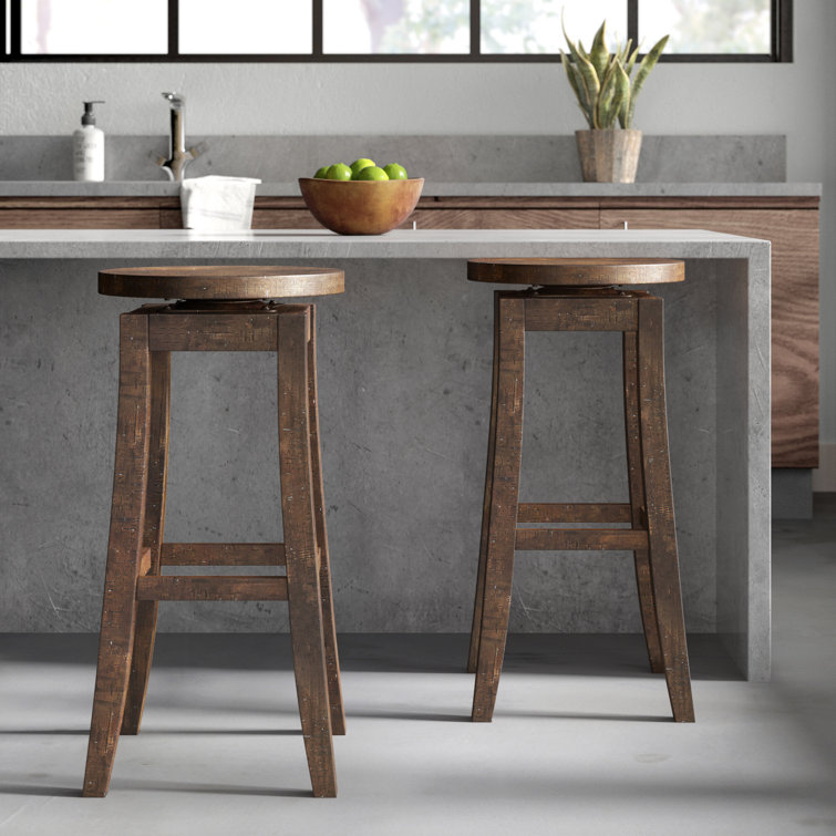 round swivel backless bar stools
