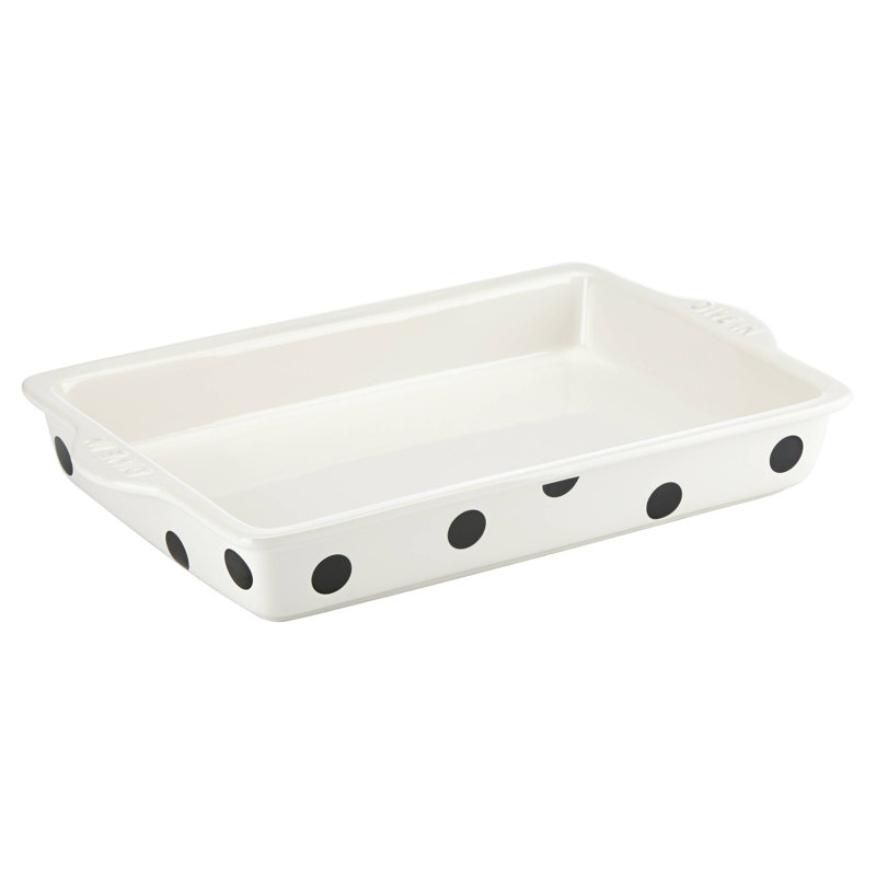 Kate Spade New York All In Good Taste Deco Dot Rectangular Baker Reviews Wayfair