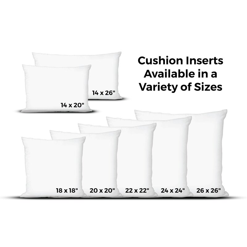 lumbar pillow insert sizes
