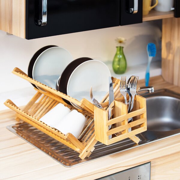 Bamboo Dish Rack Wayfair Co Uk