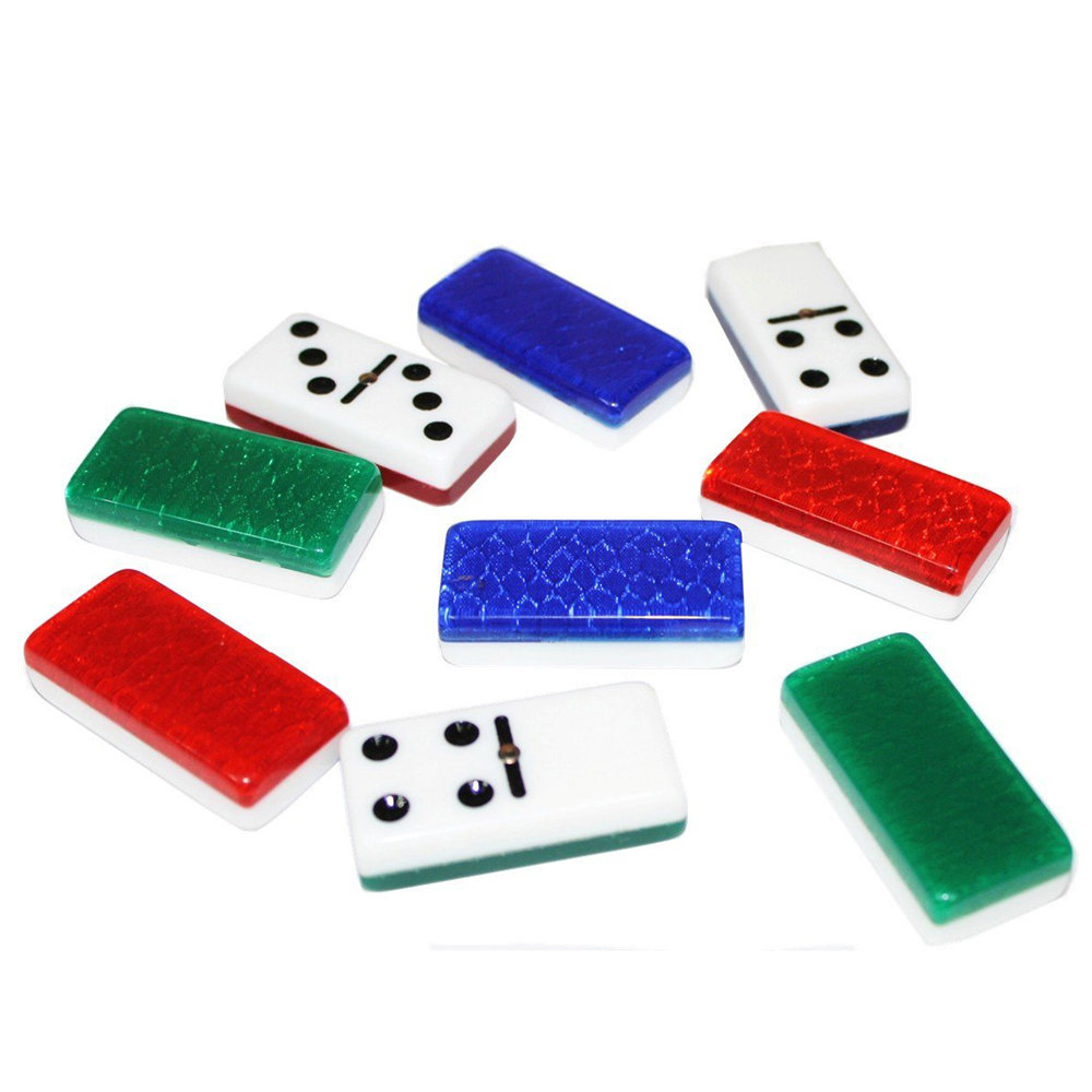 Free Ship 1 Pack New Details about   1 Double Six Mini Dominoes Dominos Set of 28 Tiles Each 