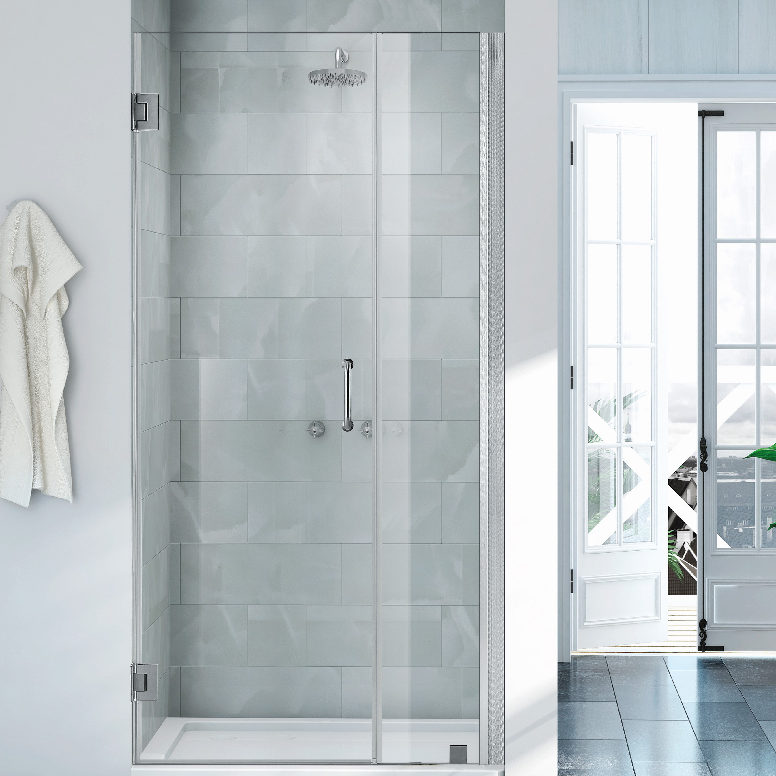 Wet Republic Havana 36 X 72 Hinged Shower Door Wayfair