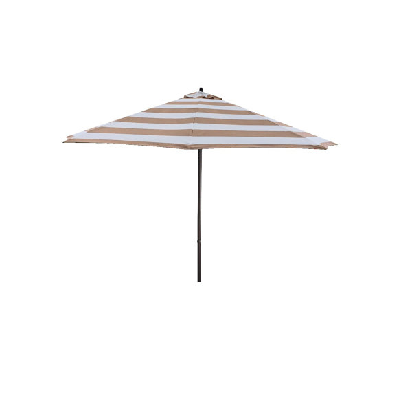 Breakwater Bay Rahul Stripe Aluminum 9 Market Umbrella Wayfair