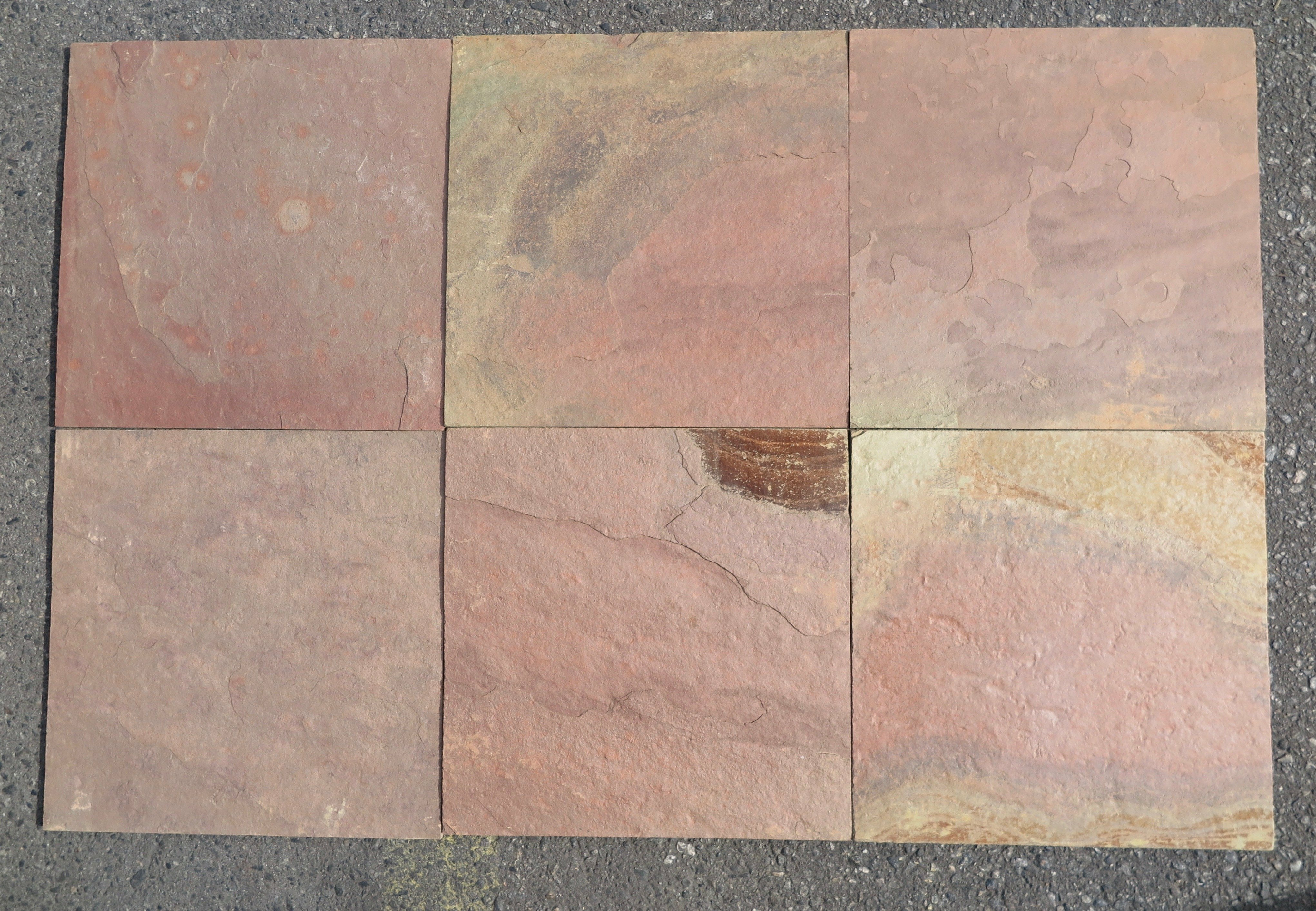 Stone Tile Shoppe Inc Red Slate Natural Cleft Face Gauged