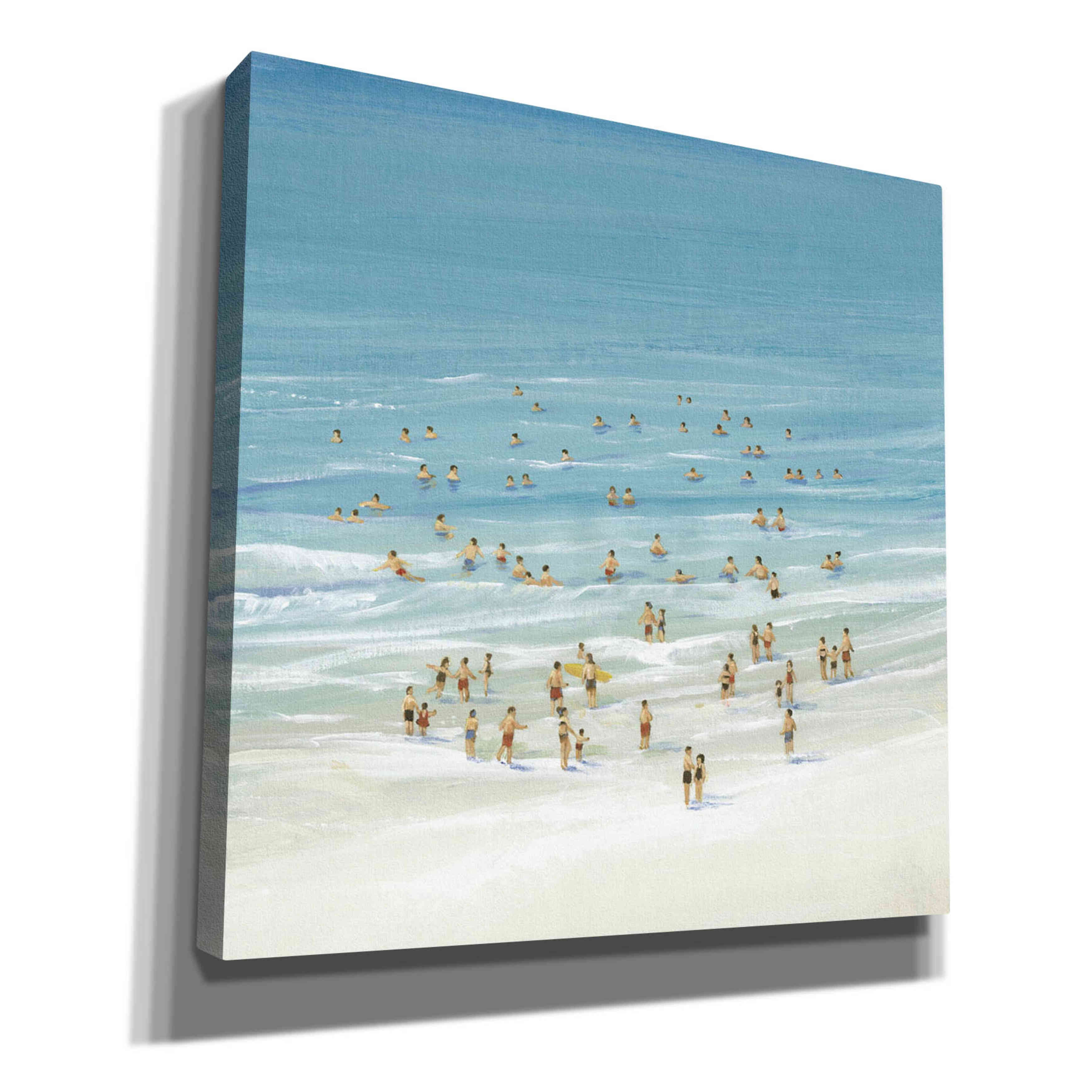 Rosecliff Heights Ocean Swim I Ocean Swim I By Timothy O Toole Wrapped Canvas Painting Wayfair