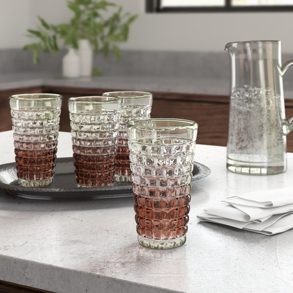 ombre drinking glasses