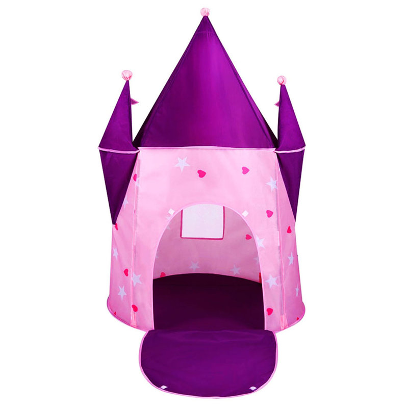 Alvantor Toddler Crystal Castle Princess Pop Up Play Tent With Carrying Bag Reviews Wayfair