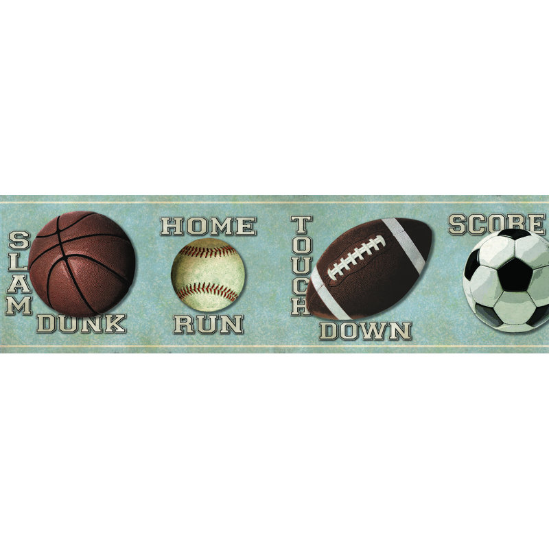 Zoomie Kids Melnick Dunk Sports Toss 15 X 7 75 3d Embossed