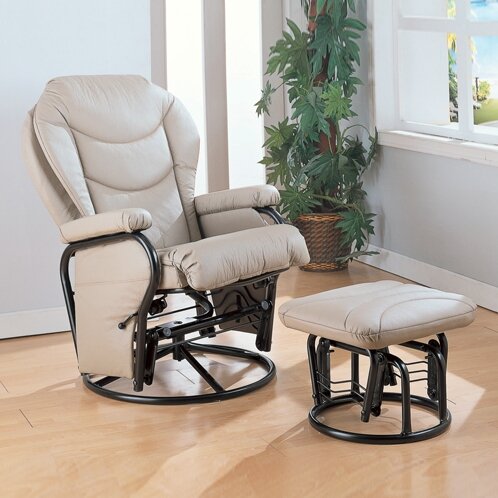 storkcraft hoop espresso frame glider and ottoman