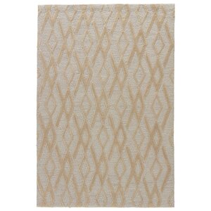 Devos Hand-Tufted Beige/Gray Area Rug