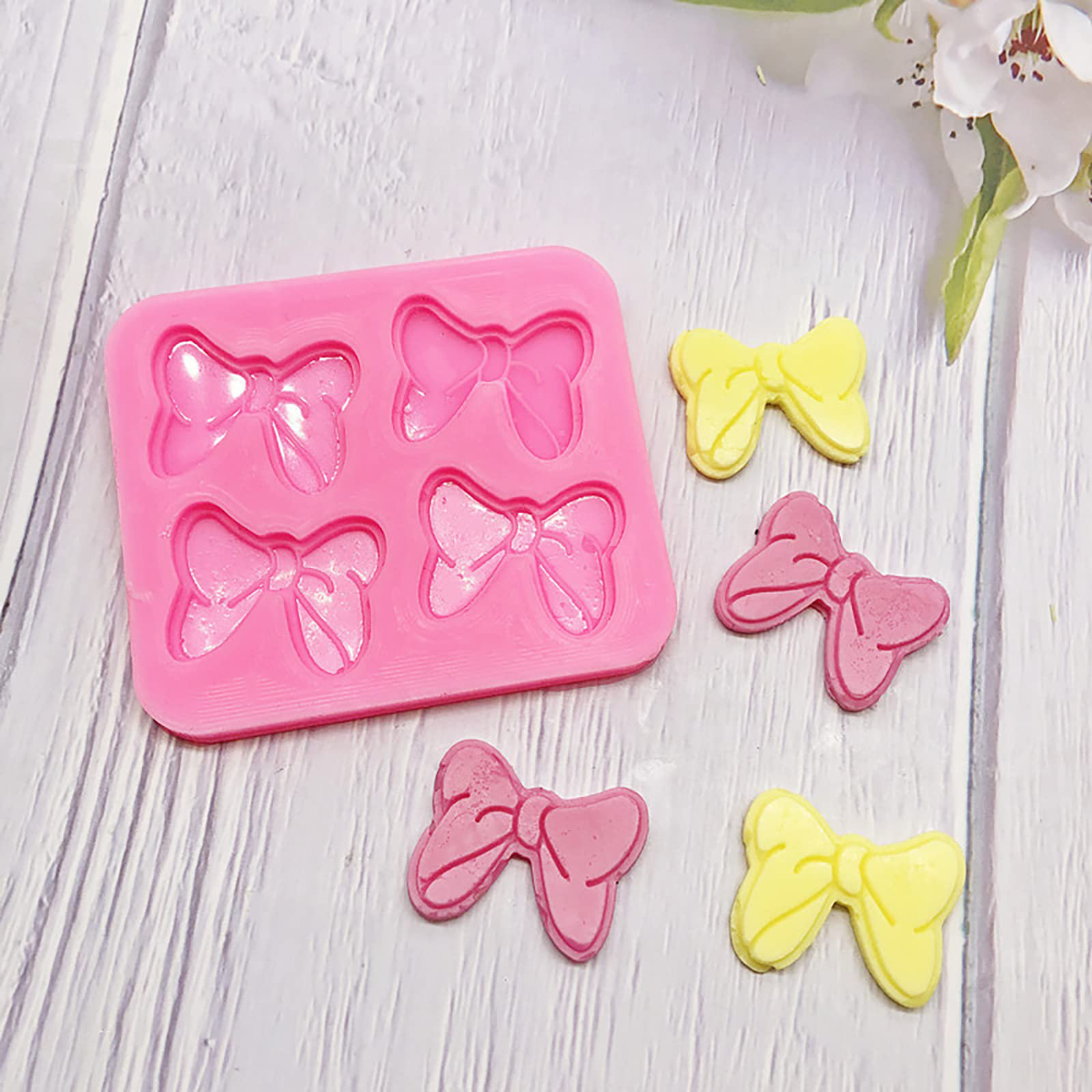 Silicone Cake Mold Butterfly Bow-Knot Design Fondant cake Decorating Mould Tools 