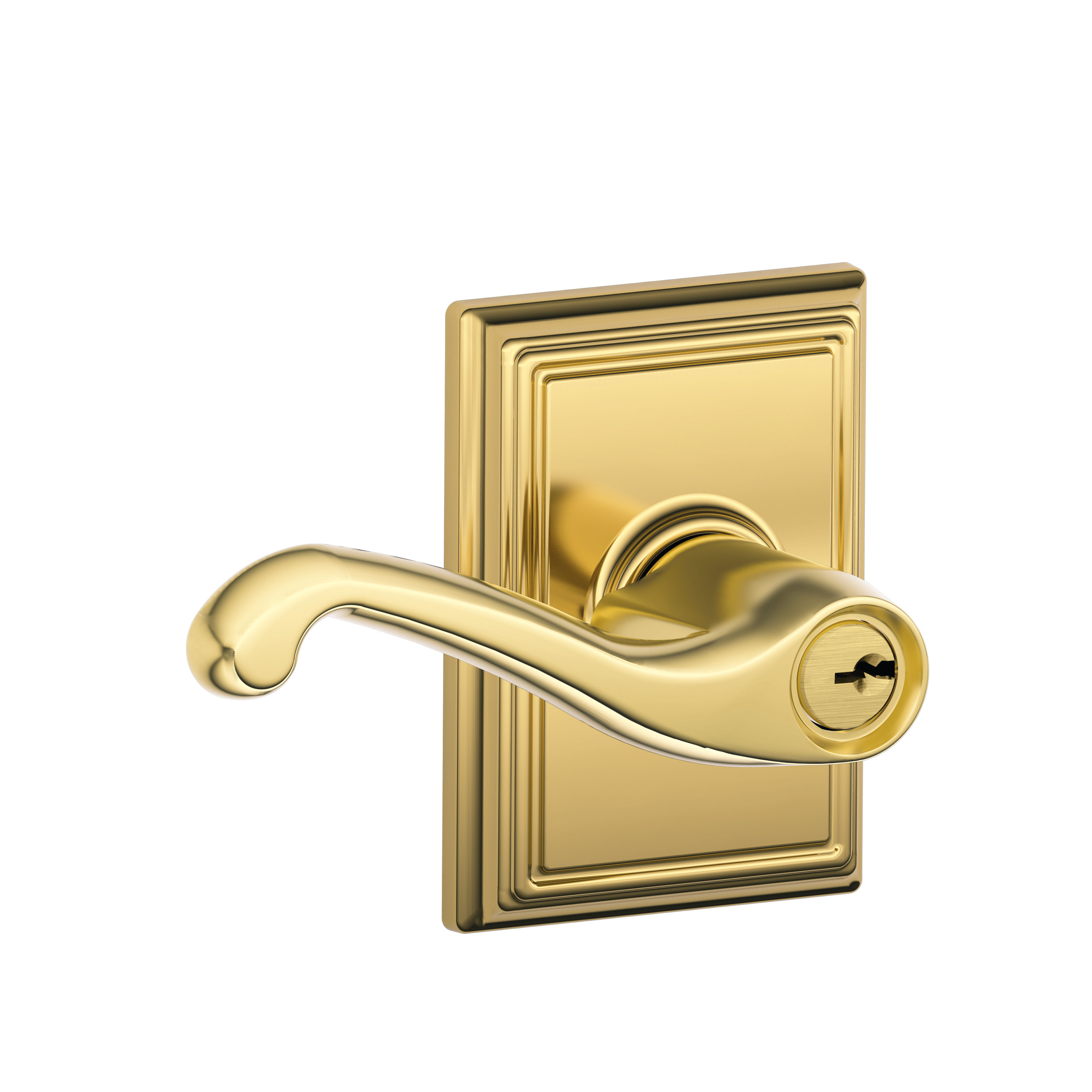 Schlage Flair Lever With Addison Trim Keyed Entry Lock Reviews Wayfair
