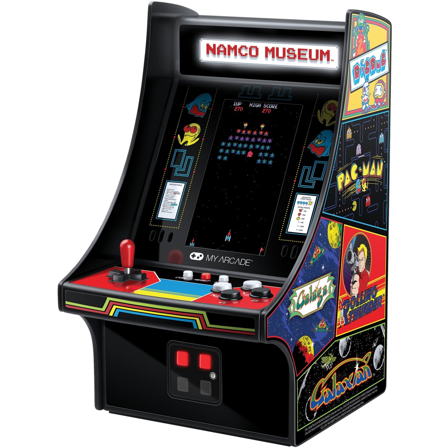 namco retro arcade plug and play
