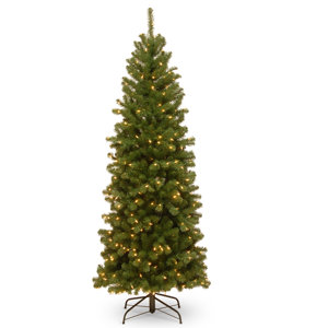 North Valley Pencil 6.5' Spruce Artificial Christmas Tree