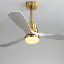 Details about   22" Ceiling Fan Lamp & Remote Dimmable 3 Color Change Transparent LED Light Kit 