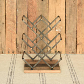 Williston Forge Ramsel 8 Bottle Floor Wine Bottle Rack Wayfair