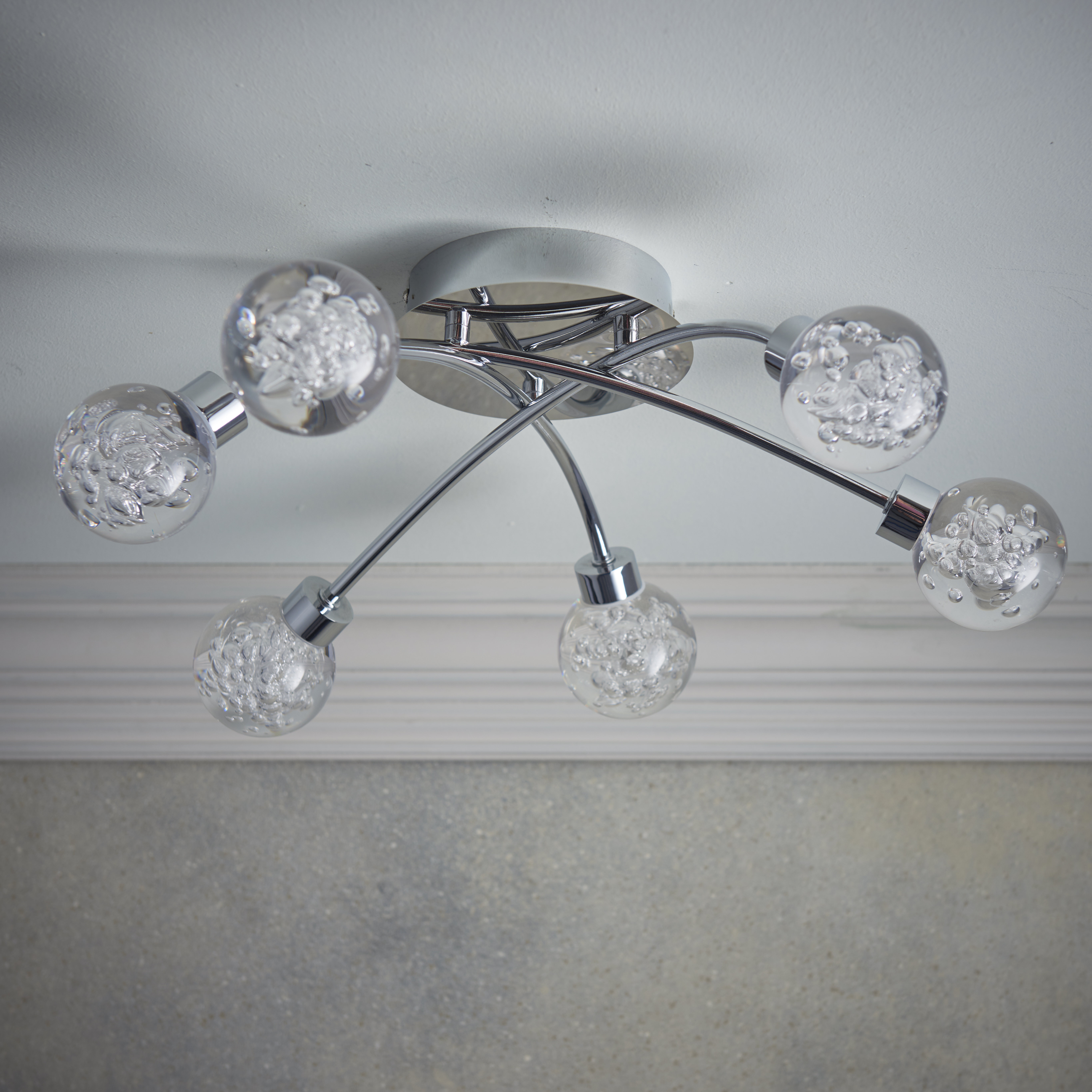 Wade Logan Paturi 6 Light Led Semi Flush Mount Wayfair Co Uk