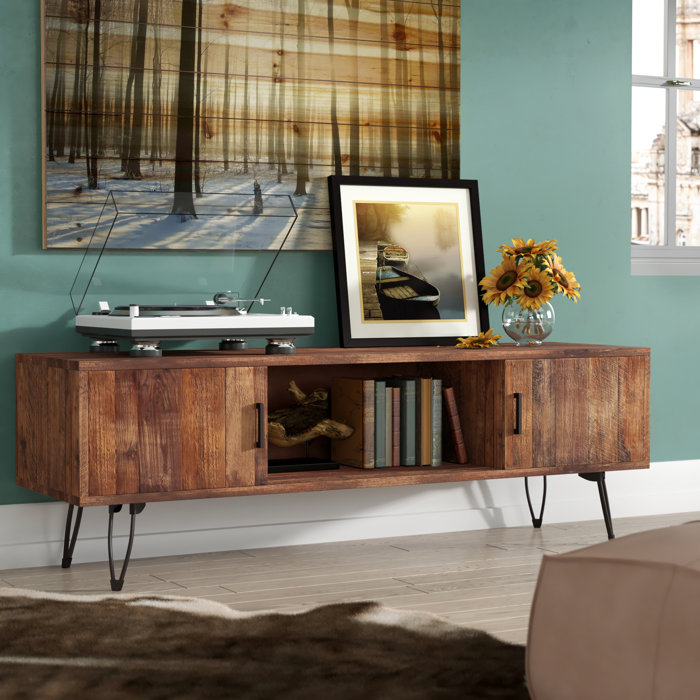 Union Rustic Adger Solid Wood Tv Stand For Tvs Up To 65 Inches