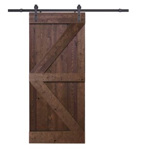 Paneled Wood Room Dividers Barn Door With Installation Hardware Kit