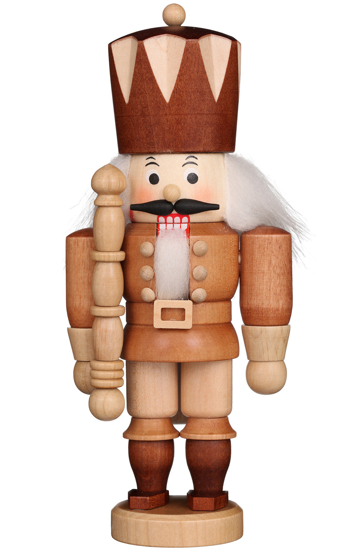 The Holiday Aisle® Christian Ulbricht Natural Wood King Nutcracker ...