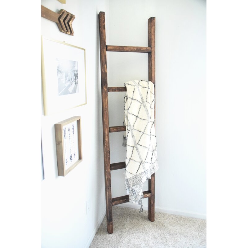 6 ft Rustic Blanket Ladder | JustKnotWood – JustKnotWood