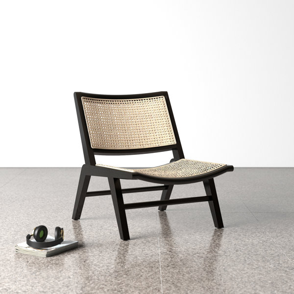 cane accent chair