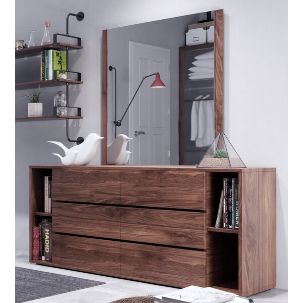 Foundry Select Defalco Rustic Dresser Mirror Reviews Wayfair