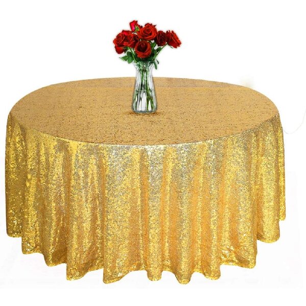 Sequin Table Cloth Glitter Tablecloth Wedding Backdrop Round Rectangle Party Dec 
