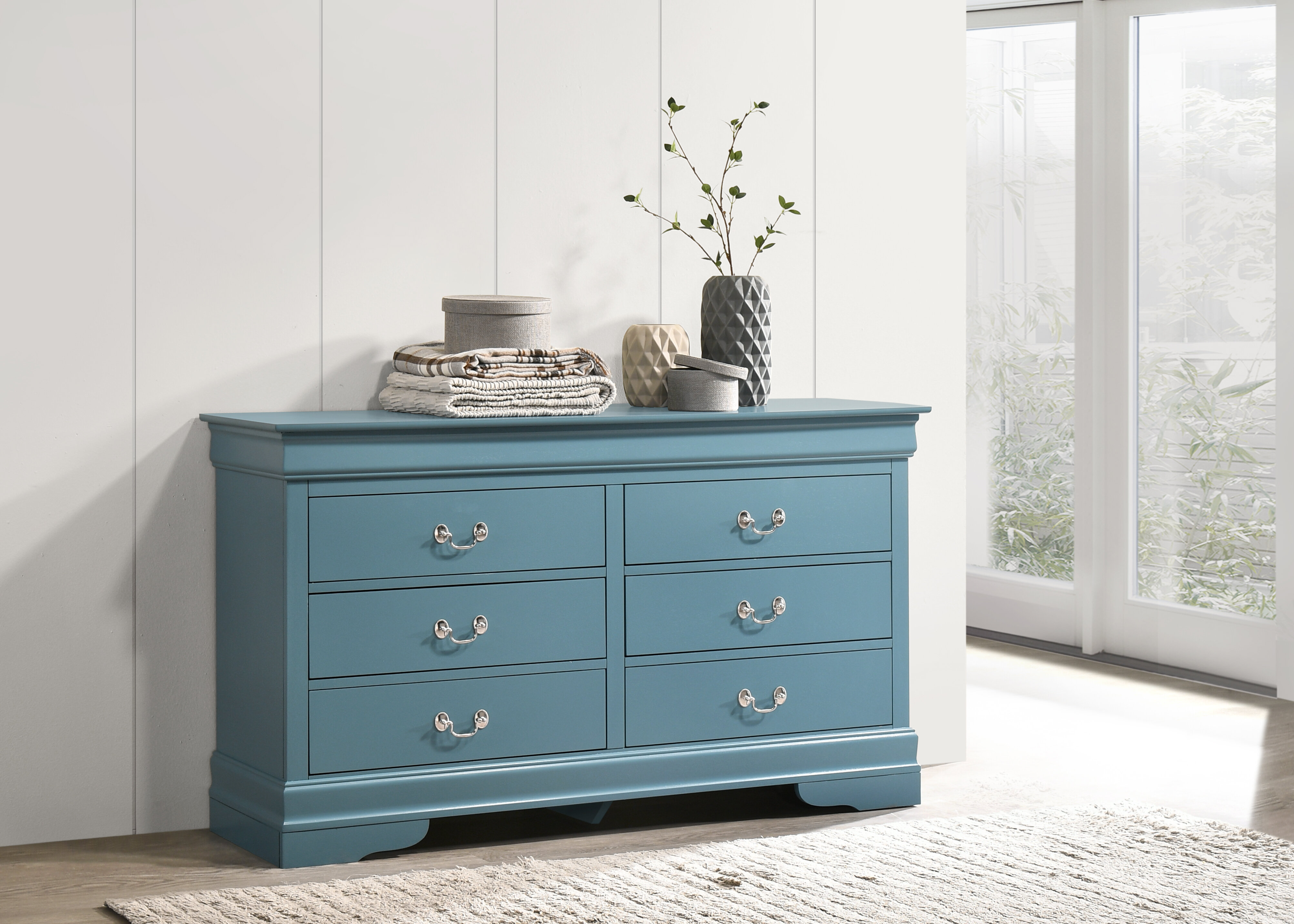 Bolt Furniture Louis Phillipe 6 Drawer Double Dresser Reviews