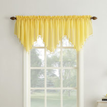 Yellow Gold Valances Kitchen Curtains You Ll Love In 2021 Wayfair