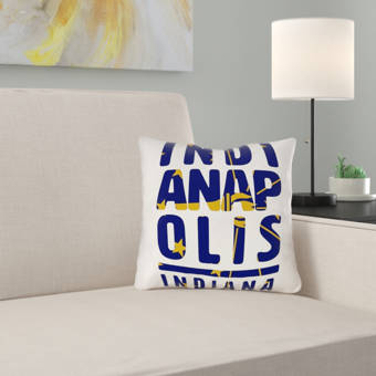Ivy Bronx Giorgi State Love Watercolor In Cotton Twill Double Sided Print Pillow Cover Wayfair
