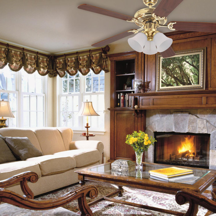 Red Barrel Studio Cluster 3 Light Branched Ceiling Fan Light Kit