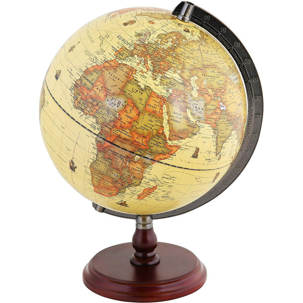 Vintage /& Very Rare The World Globe Political Desk Globe On A Stand Height 20/"