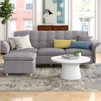 Mistana Gracie 92 Wide Flared Arm Sofa Bed Reviews Wayfair