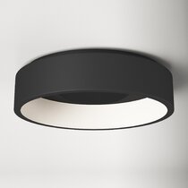 black flush mount light fixture