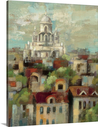 Canvas On Demand Spring In Paris I By Silvia Vassileva Painting