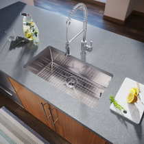 Wayfair | Brushed Stainless Steel Kitchen Sinks You'll Love ...