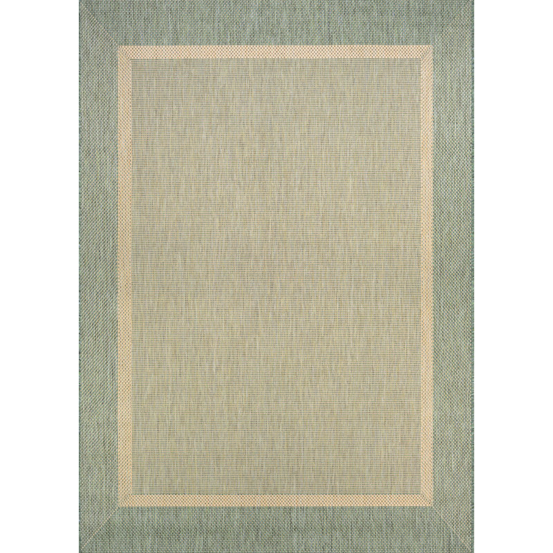 Beachcrest Home Saffold Green Beige Indoor Outdoor Area Rug Reviews Wayfair