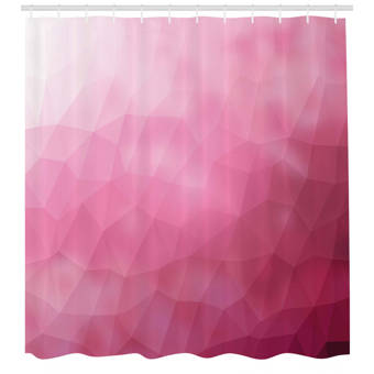 East Urban Home Marble Shower Curtain Set Hooks Wayfair